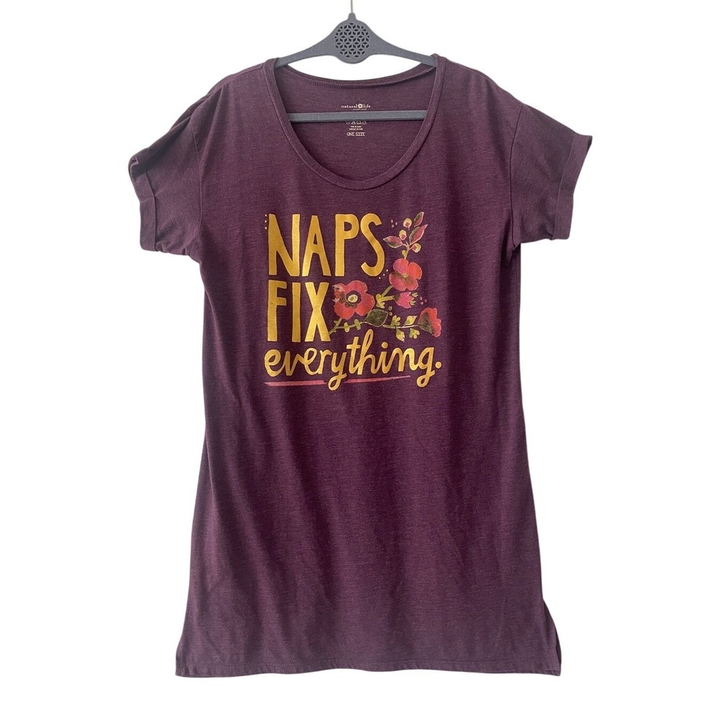 NATURAL LIFE Plum Sleepshirt One Size